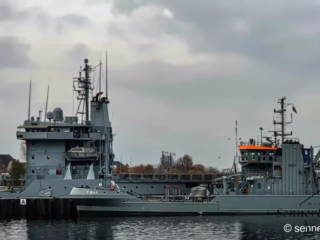 Ölbekämpfungsschiff Eversand (Y 1644) in Kiel