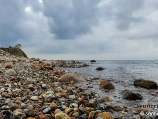 Weissenhäuser Strand, sehr steinig dort