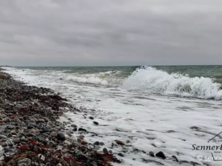 Sträkerer Wellengang vor Bojendorf