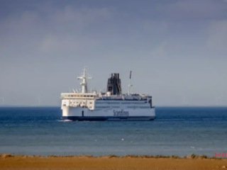 Fährschiff Kronprins Frederik auf dem Weg nach Puttgarden