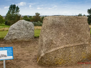 Steinzeitliches Langbett in Wulfen - Opferstein
