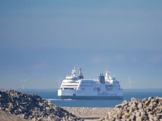 Die Prinsesse Benedikte läuft aus Puttgarden aus